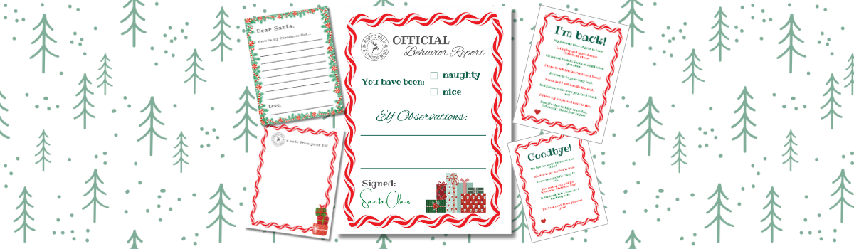 stay at home activity mom Free Elf on the Shelf printables