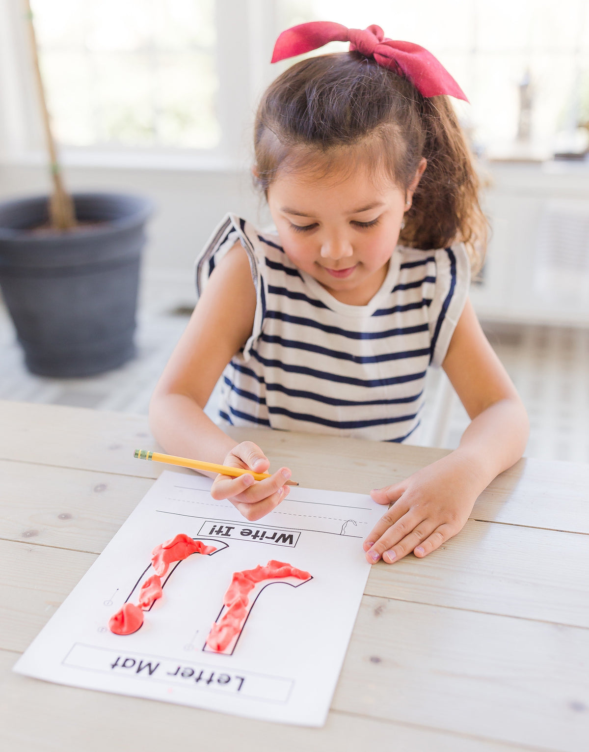 stay at home activity mom pencil grip activities