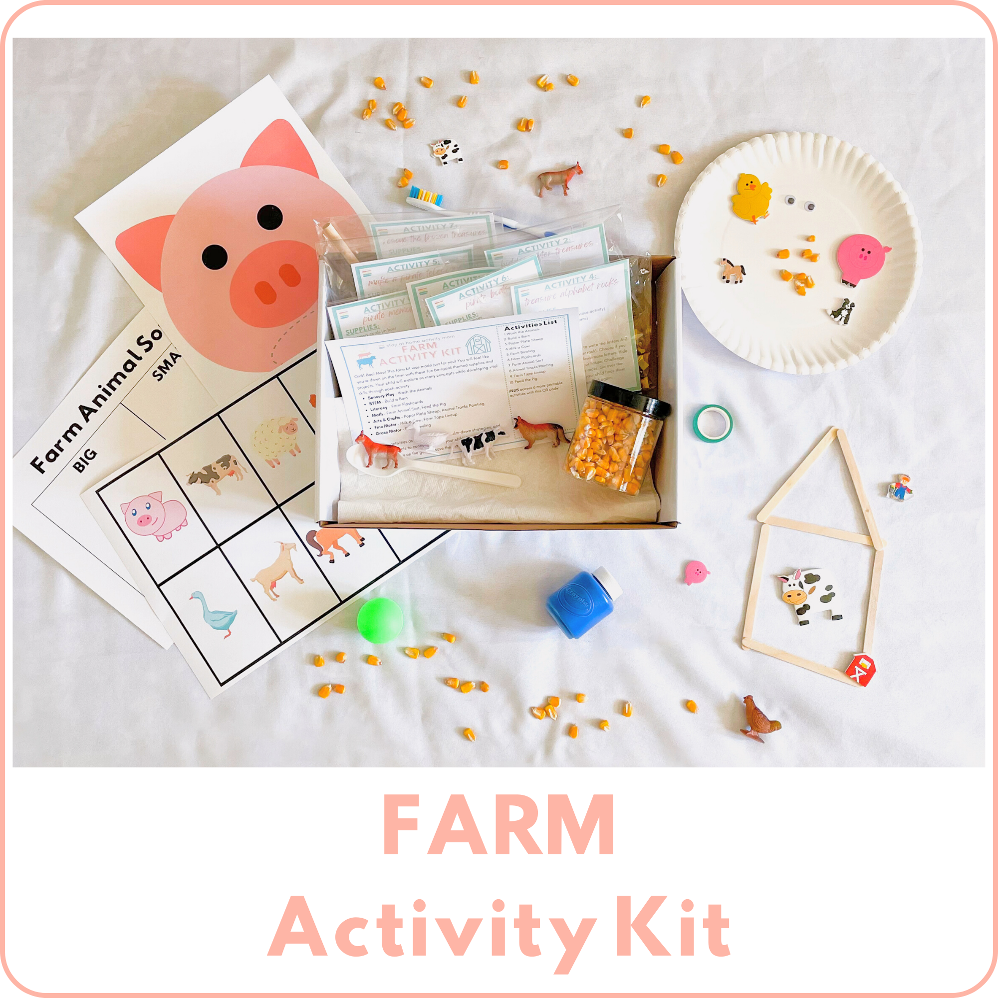 Farm Activity Kit – Stay at Home Activity Mom