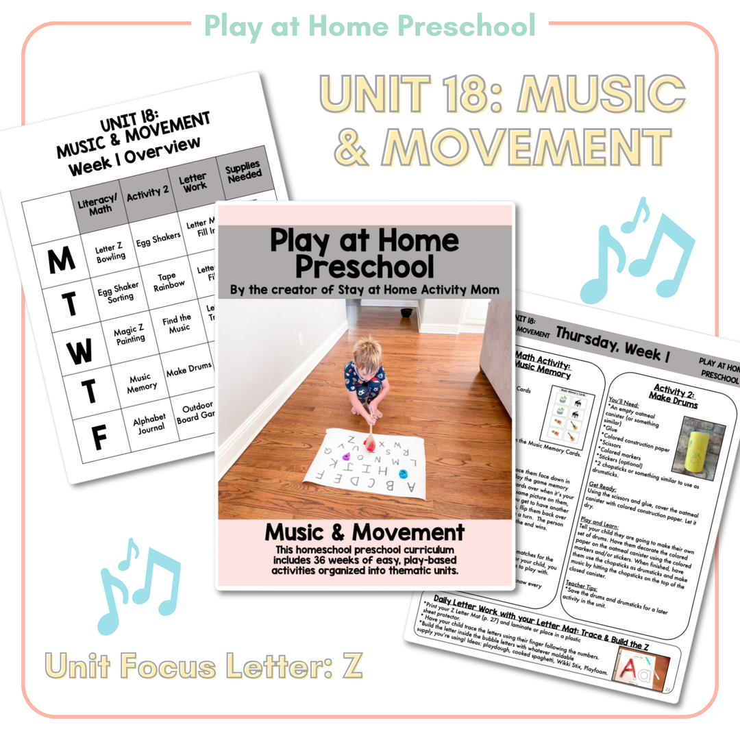 Music & Movement - Unit 18: Play at Home Preschool