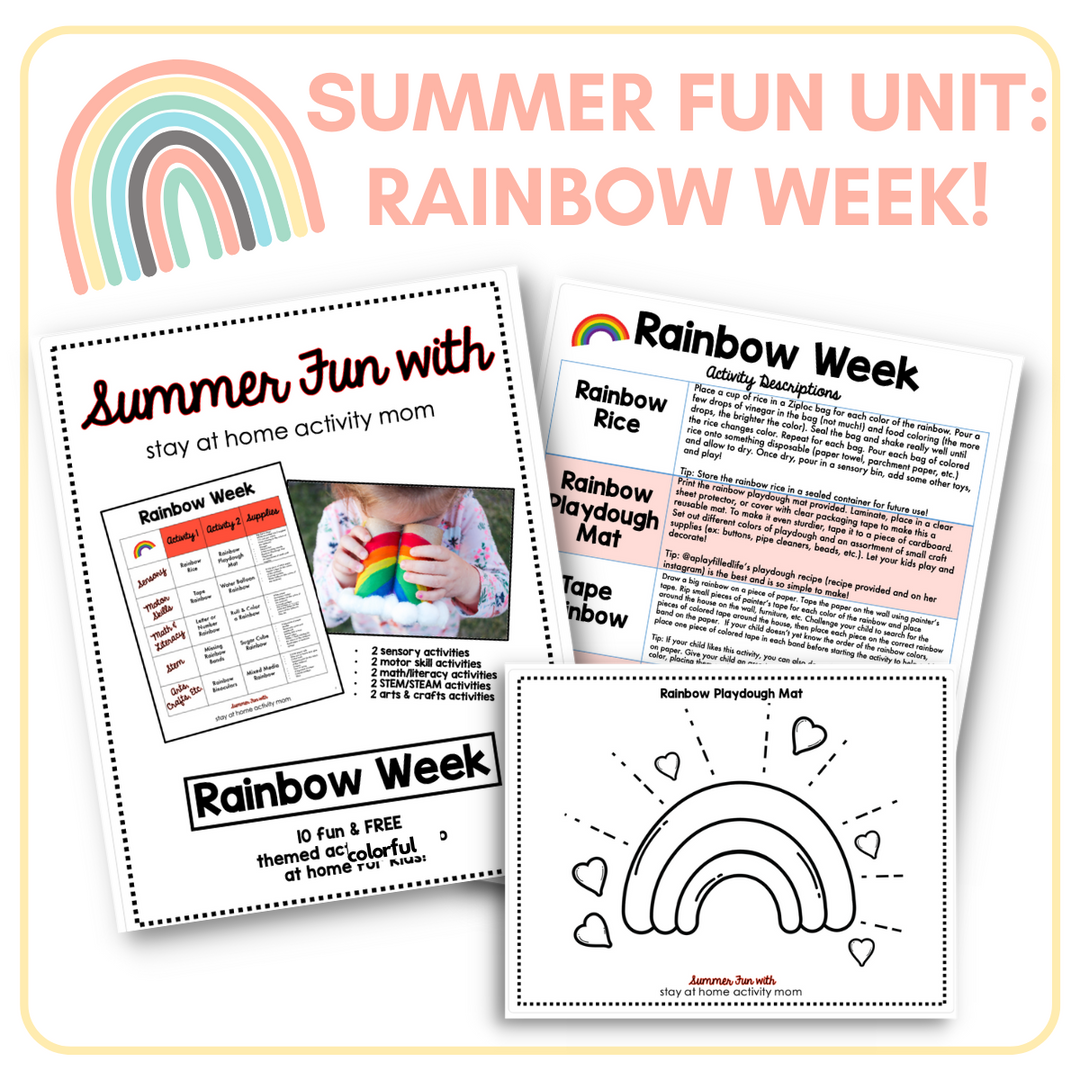 FREE Summer Fun Unit: Rainbow Week