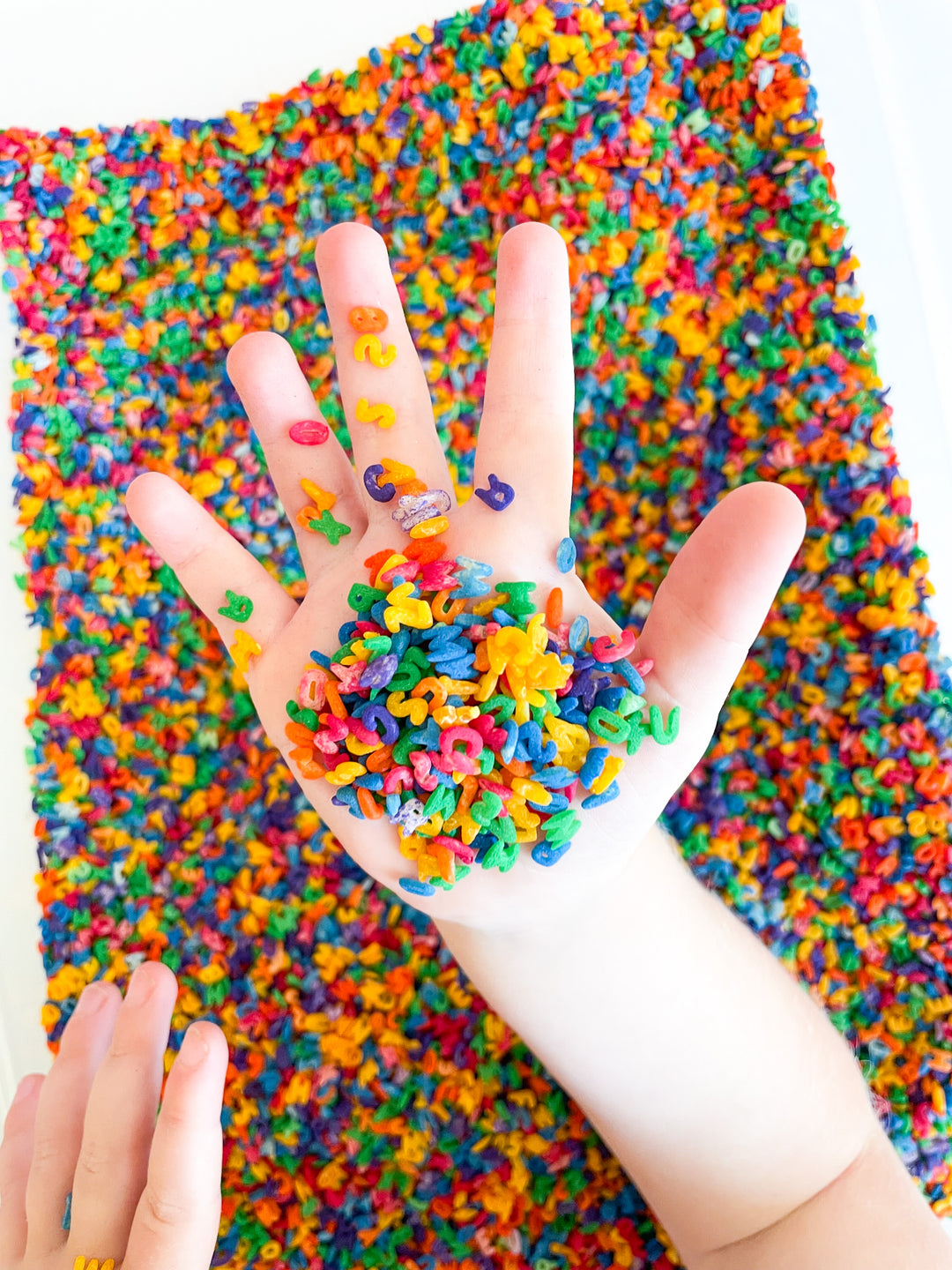 How to DIY Colorful Rainbow Alphabet Pasta