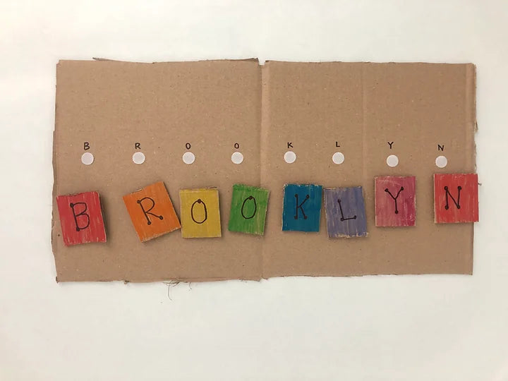 Cardboard Name Puzzle