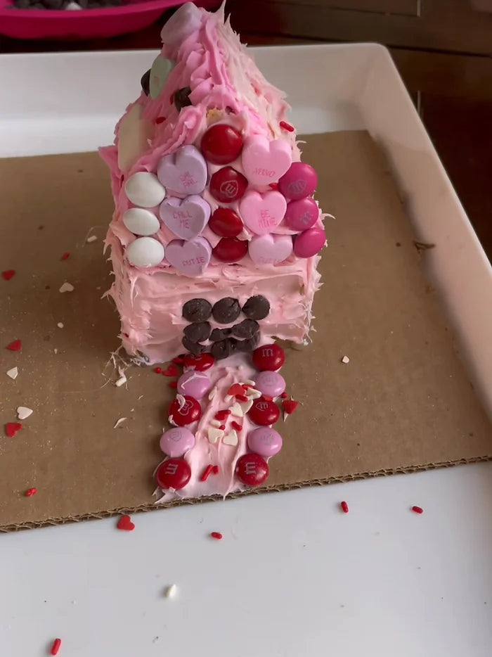 DIY Valentine "Gingerbread" House Activity