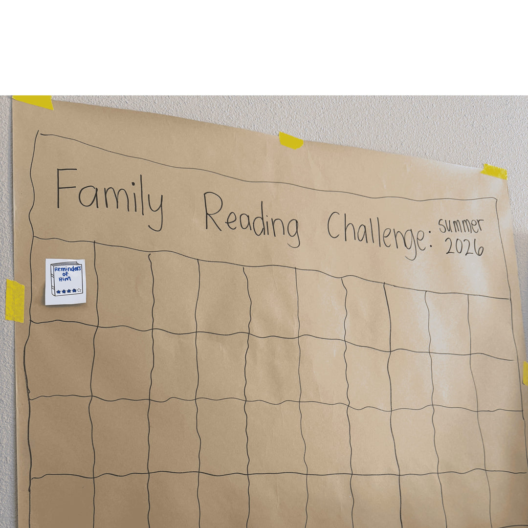 family reading challenge chart 