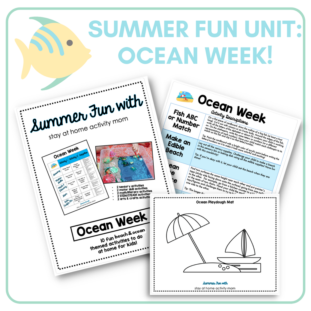 Summer Fun Unit: Ocean Week
