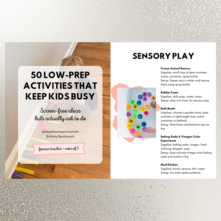 50 Low-Prep Activities That Keep Kids Busy