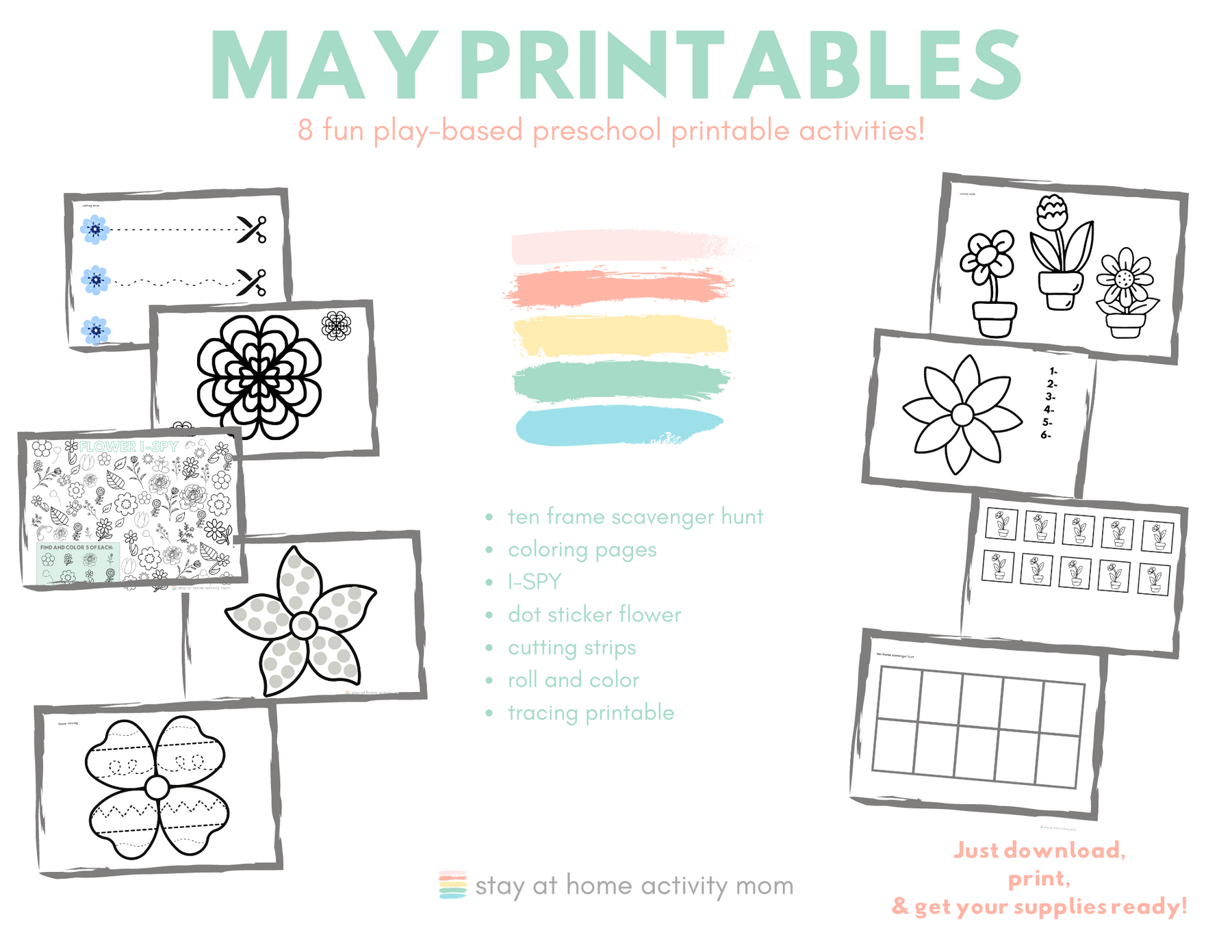 May Printables – Stay at Home Activity Mom May Printables – Stay at Home Activity Mom
